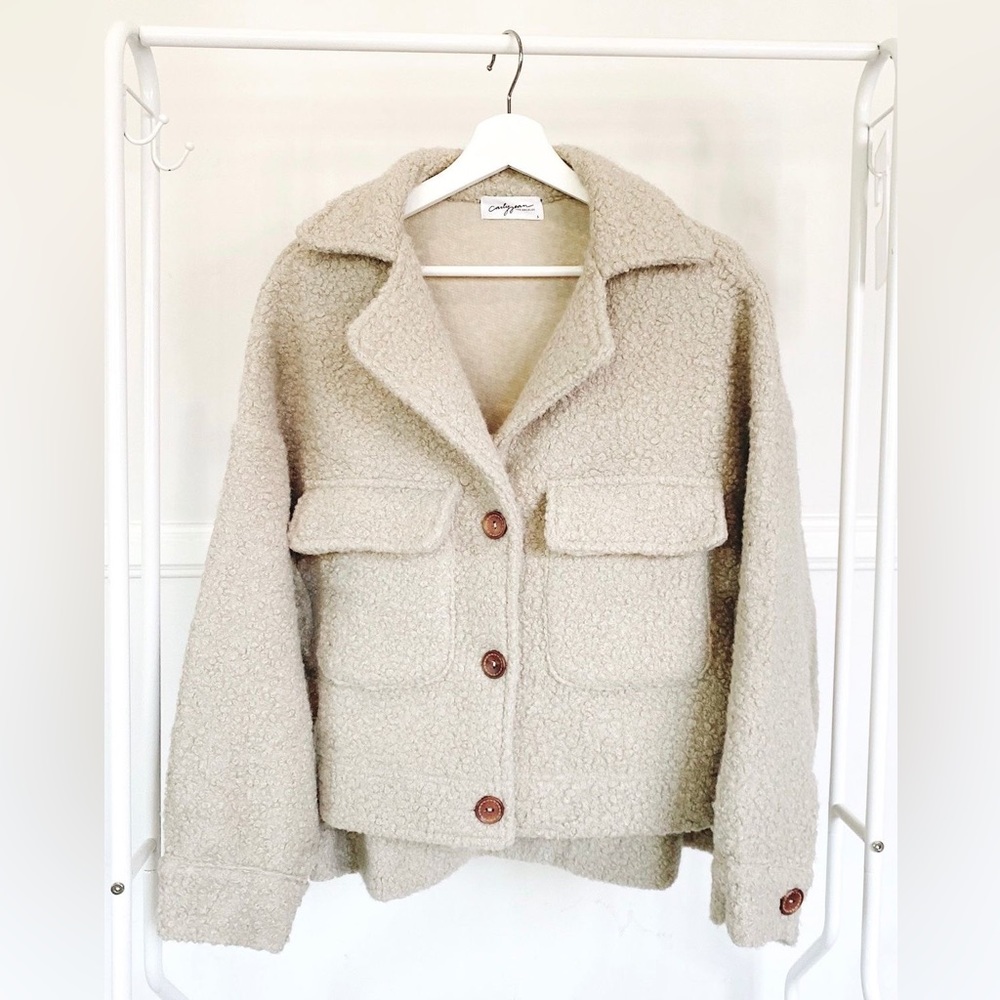 CJLA Lewis Jacket, small, beige